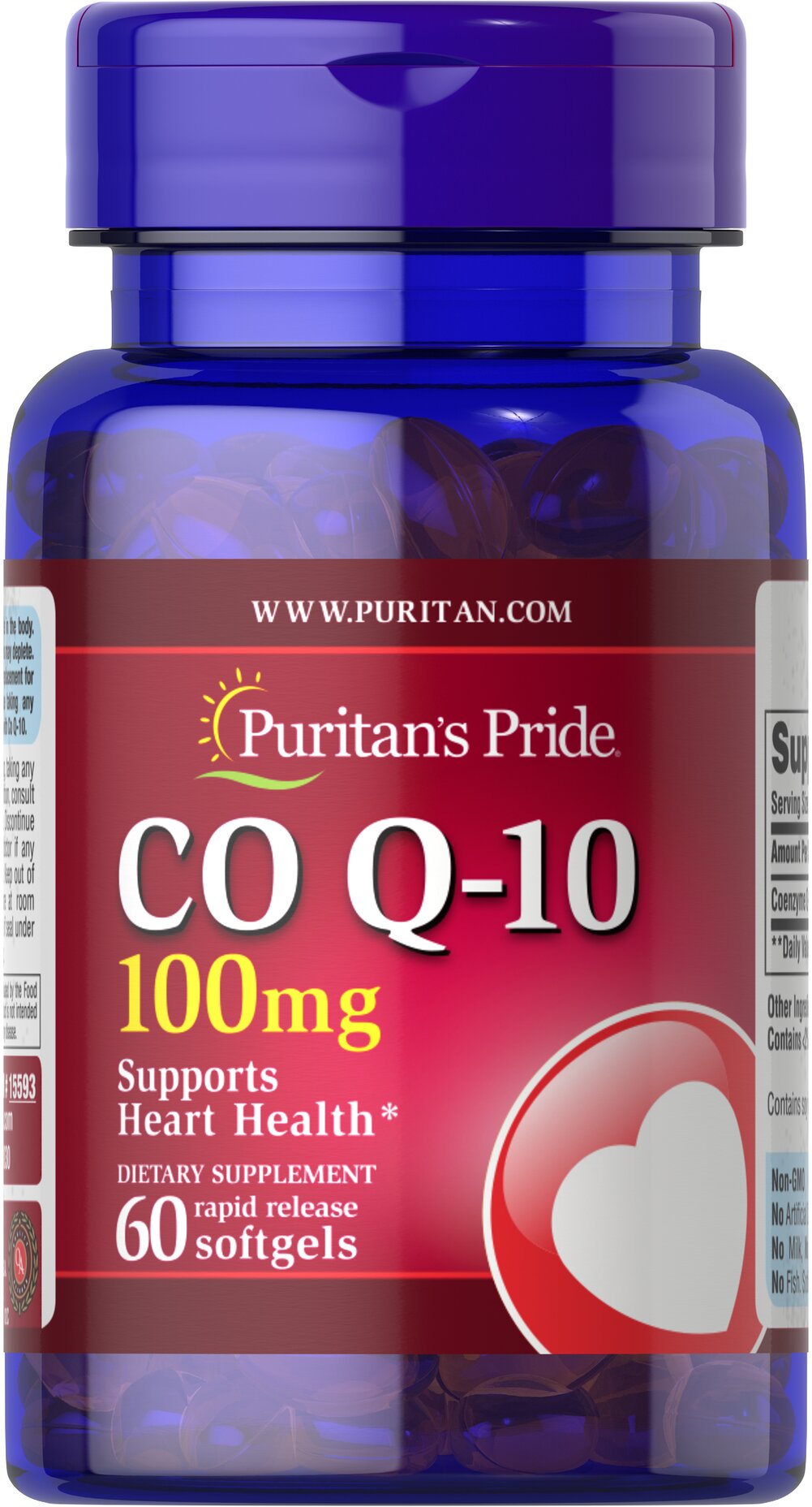 Puritan’s Pride CoQ10 CoQ10 features Q-SORB - Image 1