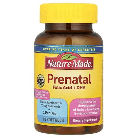 nature made prenatal folic acid + dha1 Prenatal Folic Acid + DHA - Image 1
