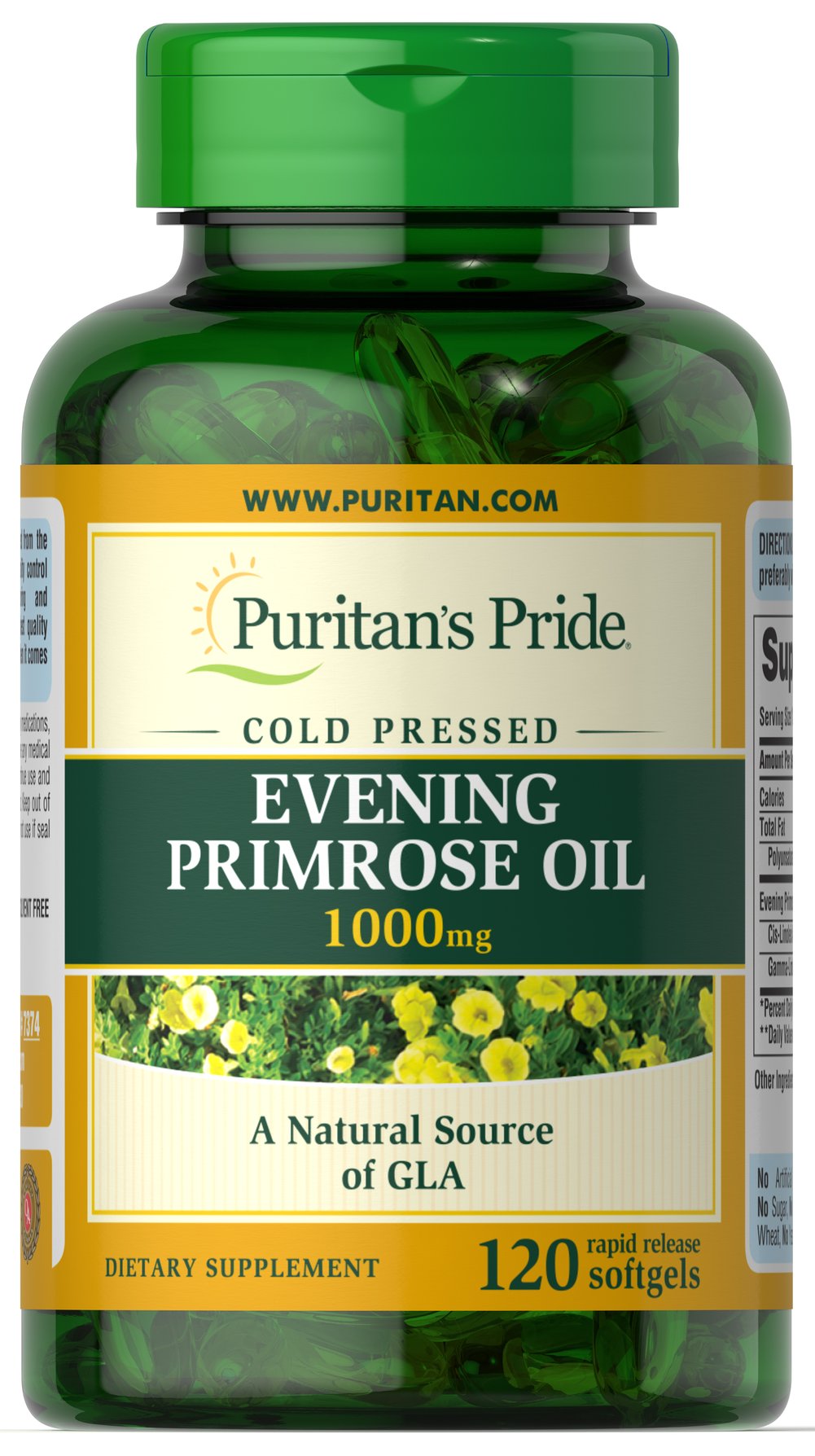 puritan's pride evening primrose oil 1000 mg Evening Primrose Oil 1000 mg - Image 1